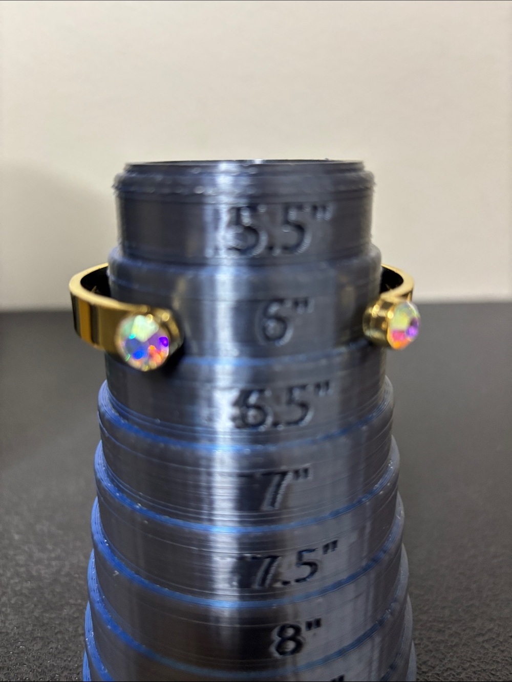 Kate Spade Aurora Borealis AB Gold Tone Clean Slate Cuff Bracelet - Picture 7 of 9
